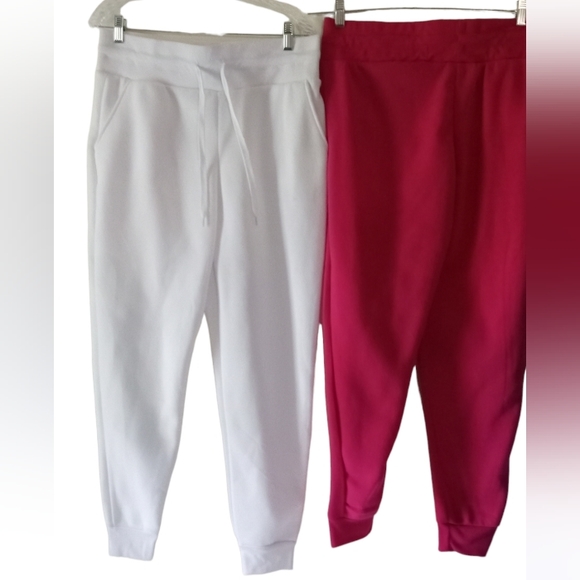Love Streak Drawstring "Fluff Lined Jogger" White Sweatpants -Size: Large - NWT - Picture 10 of 10